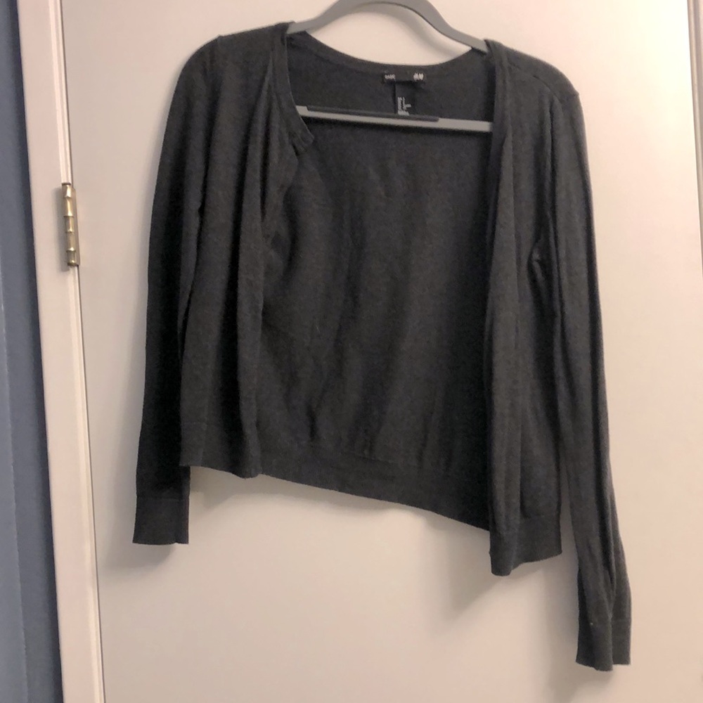 Charcoal cardigan